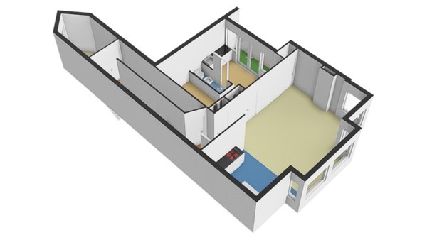 Floorplan - Mathenesserweg 151c03, 3027 HP Rotterdam